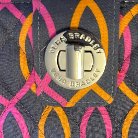 Vera Bradley Turn-Lock Wallet in Jazzy Swirls - Picture 2 of 5